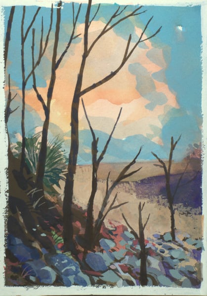 Image of Painting: Dry Hillside