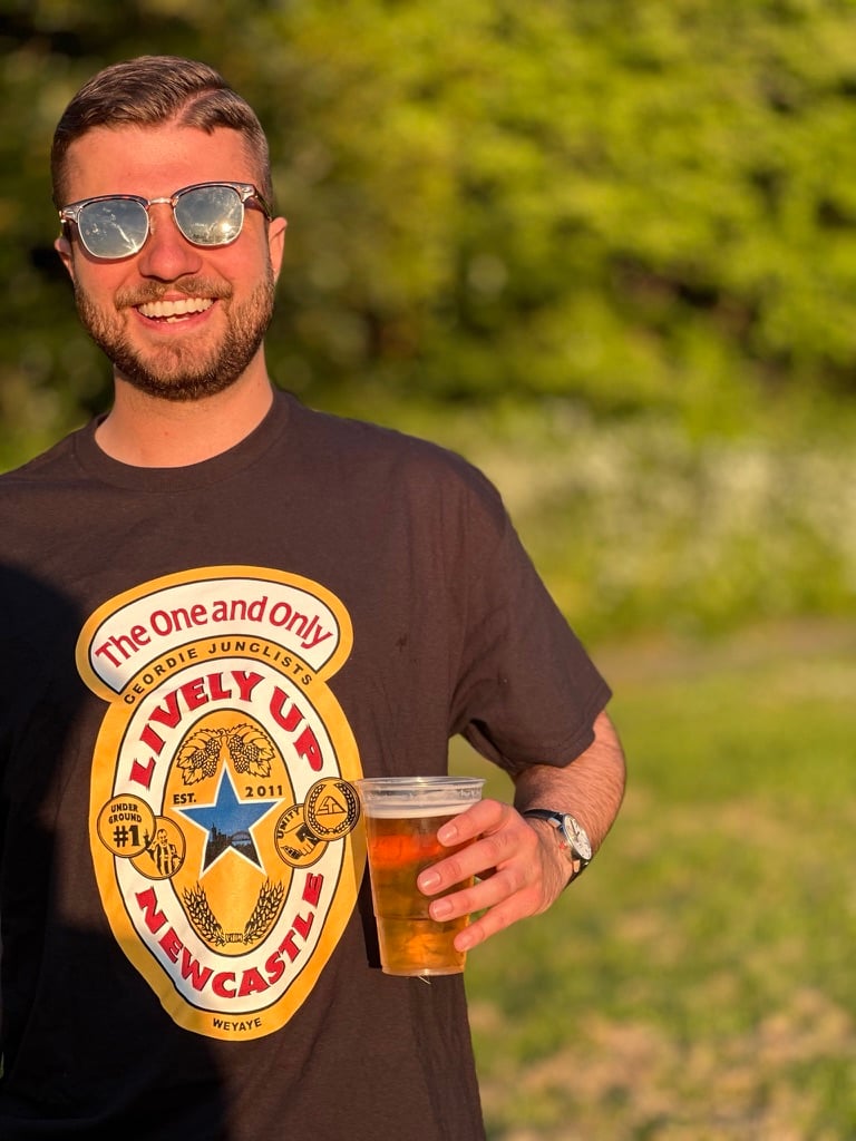 Image of Lively Up Brown Ale BLACK T
