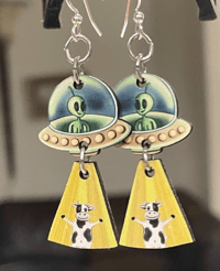 Image 2 of Alien Earrings