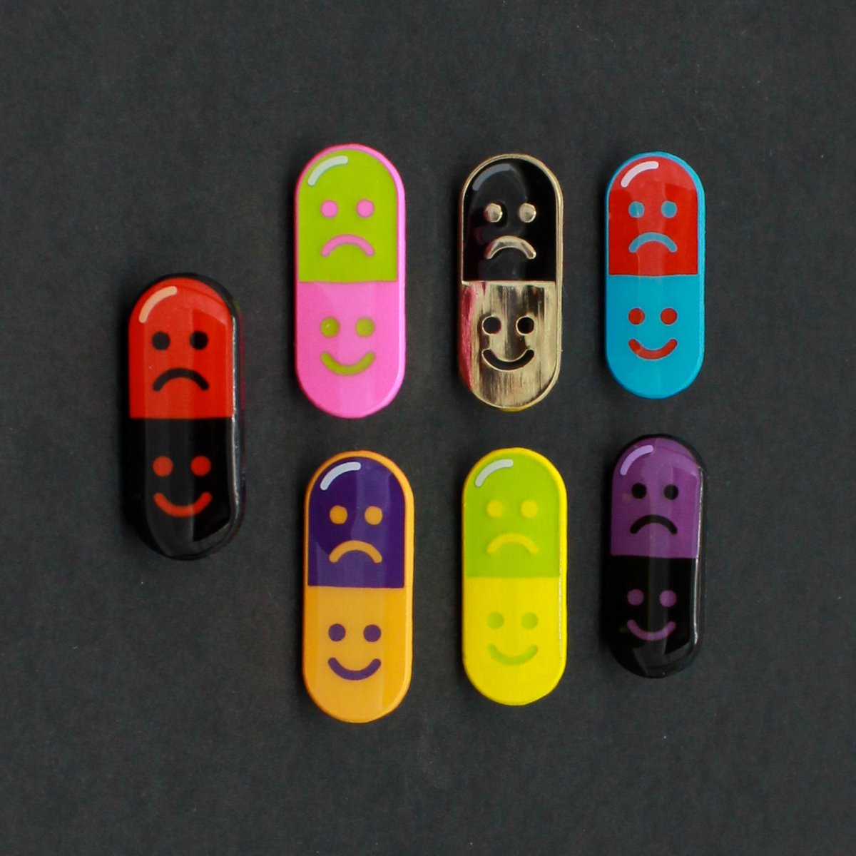 Mood Swing Pills Enamel Pins