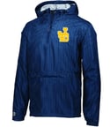 Embroidered school logo pullover