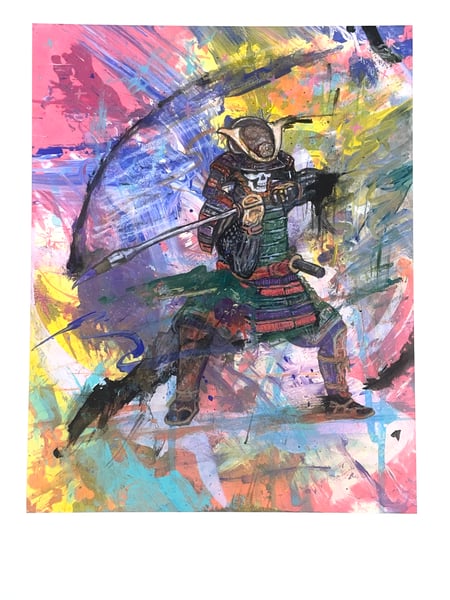 Image of Samurai Skeleton Art Warrior (Artist Proof)