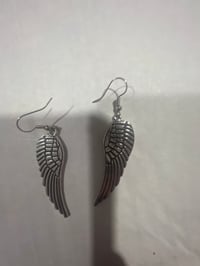 Angel wing earrings