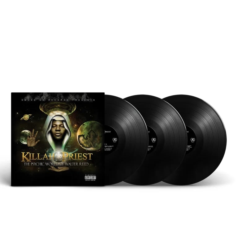 Image of Killah Priest - The Psychic World Of Walter Reed Vinyl bundle Rare!