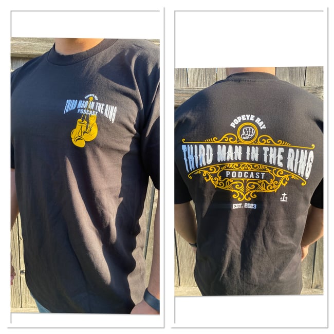 Black Third Man In The Ring T-Shirt