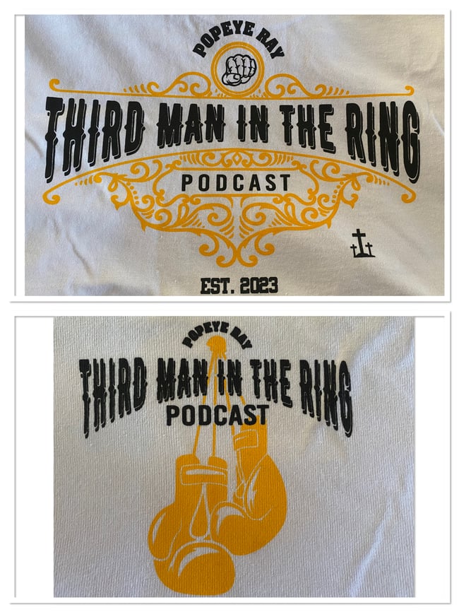 White Third Man In The Ring T-Shirt