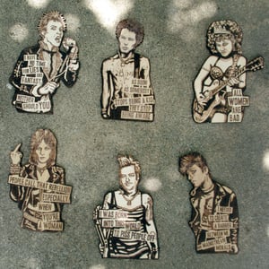 Image of Pyrography Sid Vicious