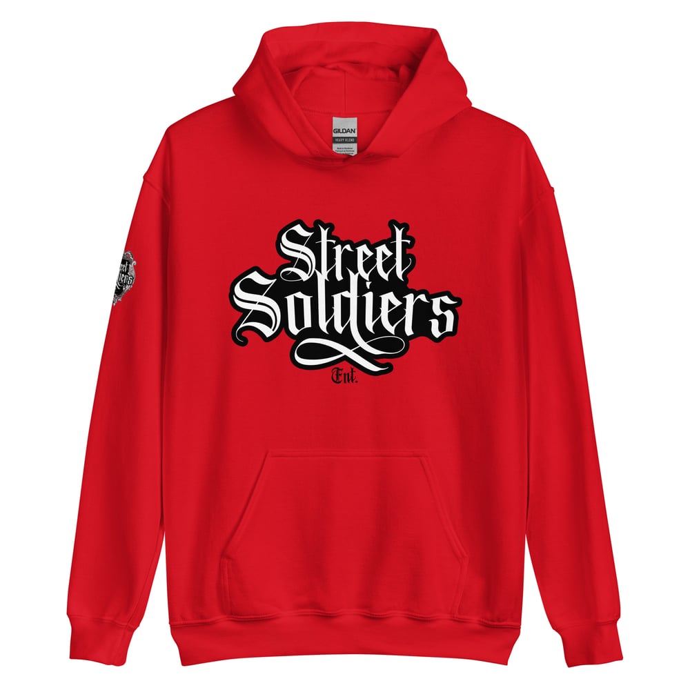 Image of Street Soldiers - PTB Double Sided Logo Hoody (RED)