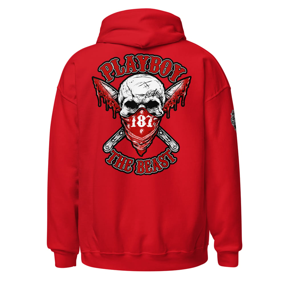 Image of Street Soldiers - PTB Double Sided Logo Hoody (RED)