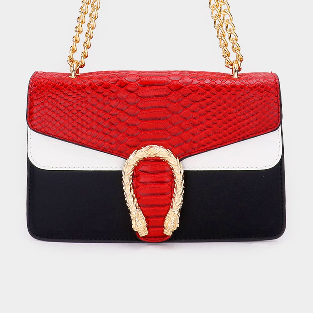 Image of About My Business Faux Leather Shoulder/ crossbody bag