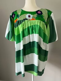 Image 1 of Tunic/Mini Dress Green Waves