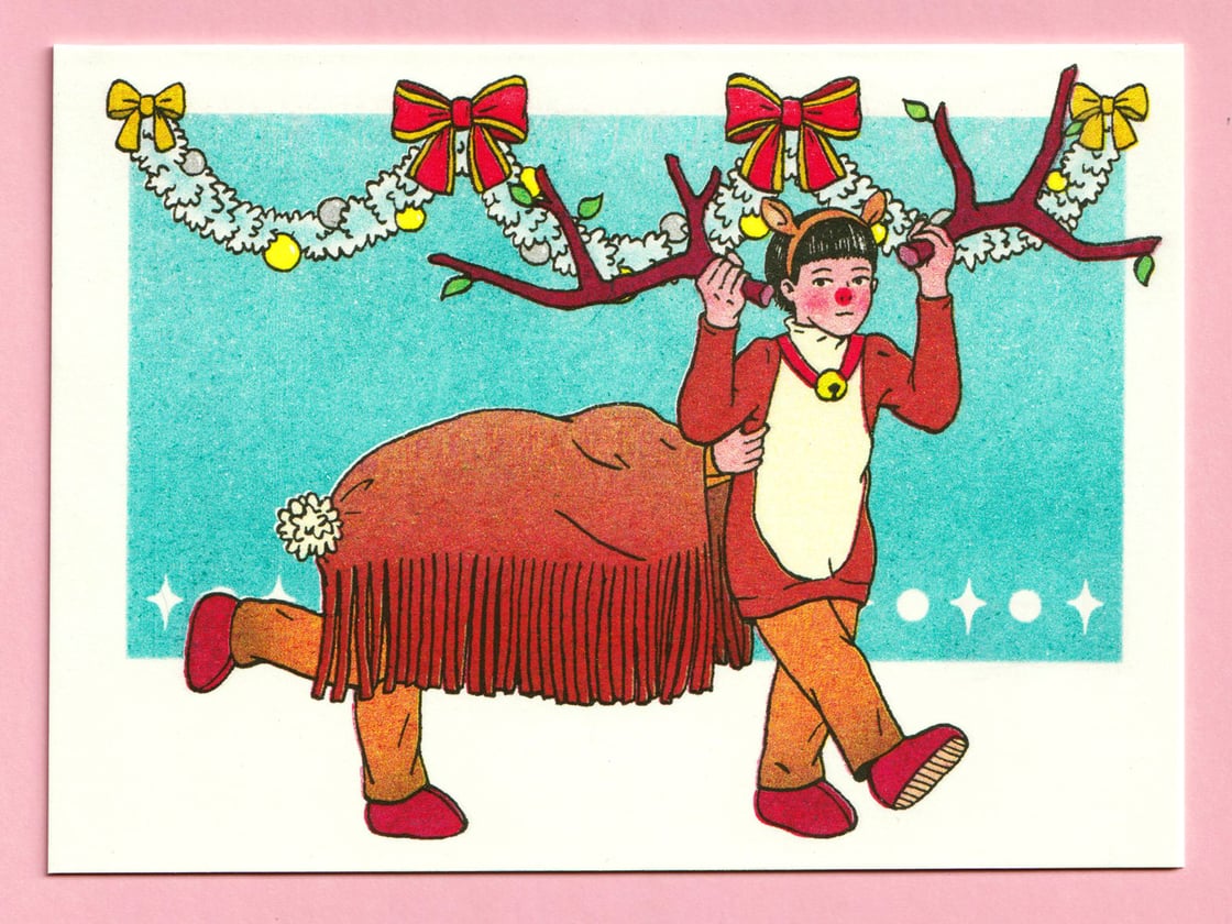 Image of riso holiday cards (set of 4)
