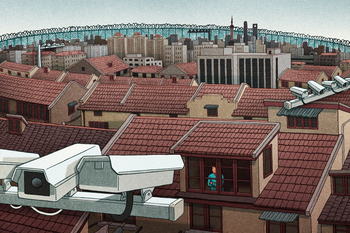 Image of Shanghai Under Lockdown print