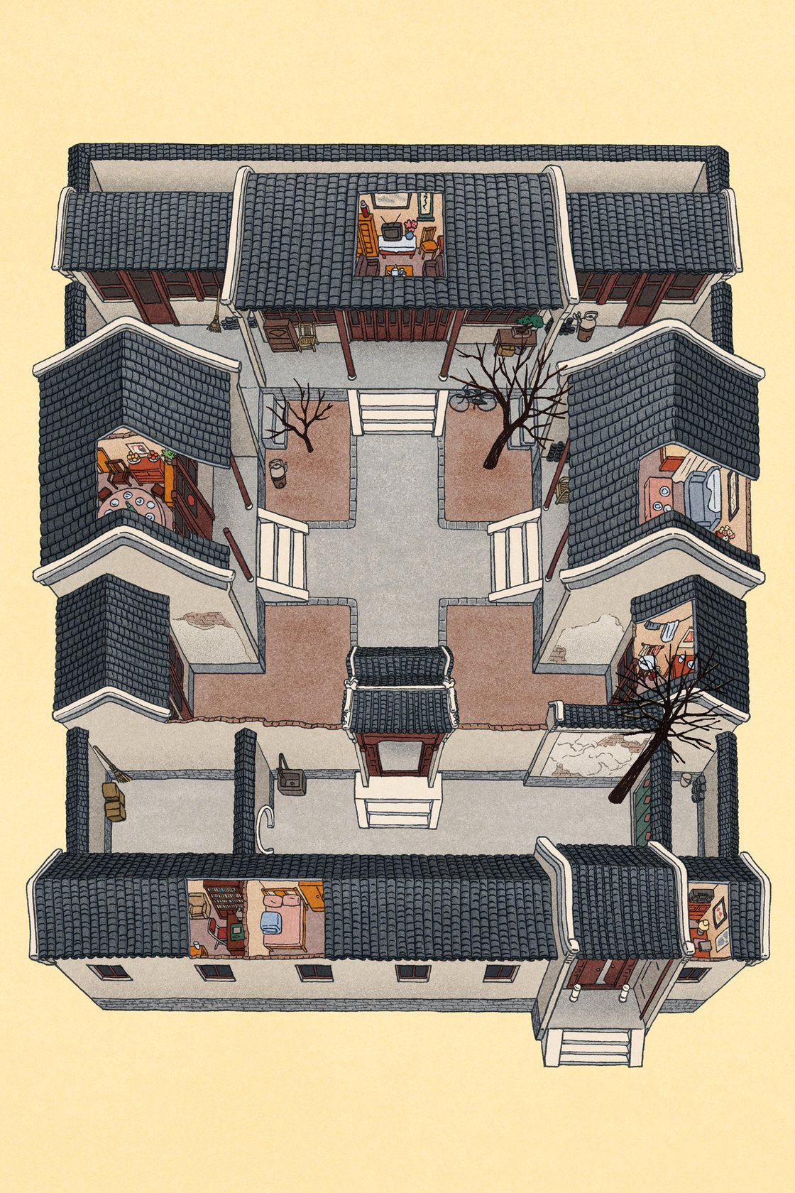 Image of Siheyuan print