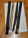 Pair of Rattan Sticks with Carrying Black Bag 27 x 3/4-1 inch - Combat Koalas