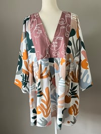 Image 1 of Abstract Flora tunic top