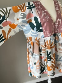 Image 2 of Abstract Flora tunic top