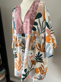 Image 3 of Abstract Flora tunic top