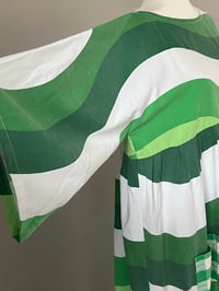 Image 3 of Maxi Baby Doll Dress Green 