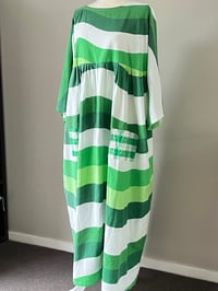 Image 4 of Maxi Baby Doll Dress Green 