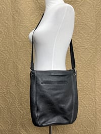 Image 2 of THE SAK genuine leather black crossbody bag 