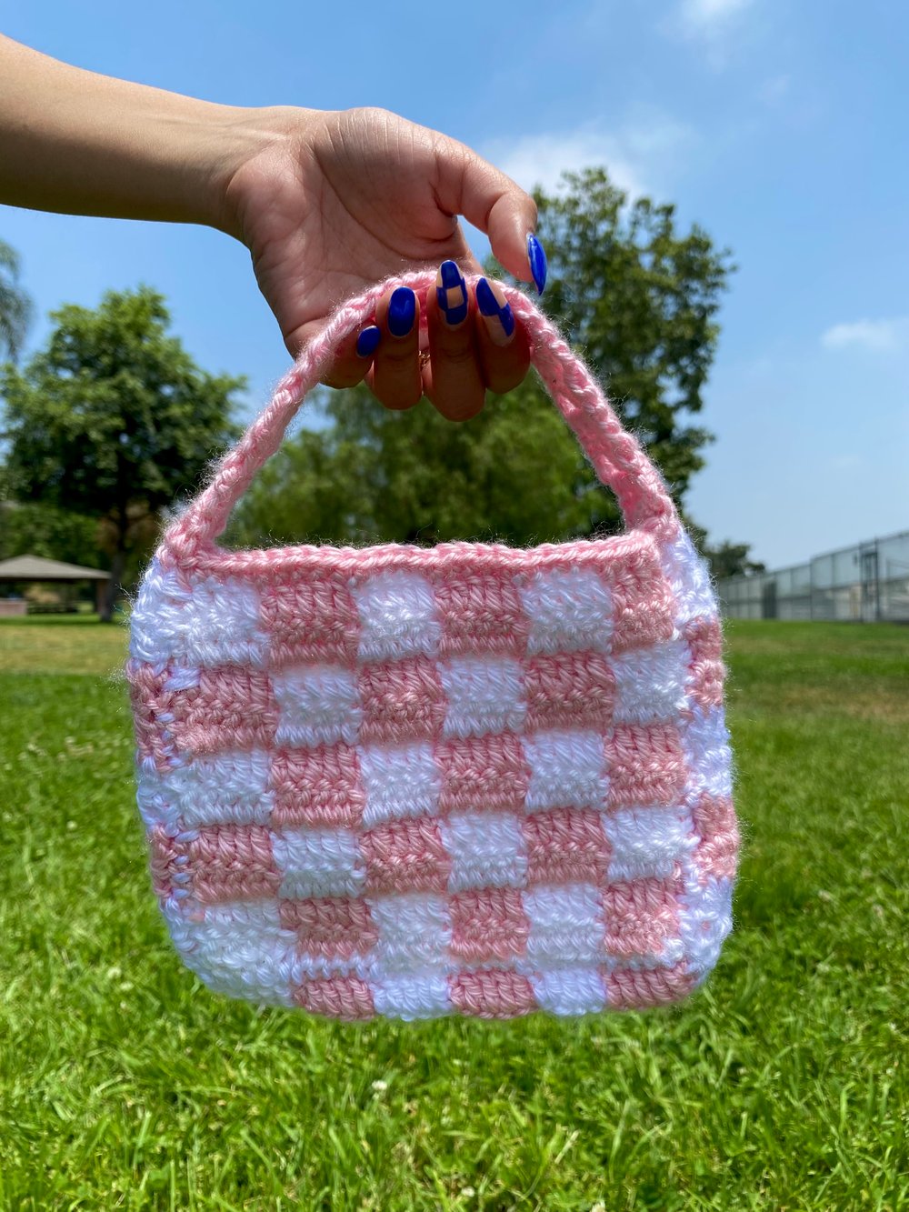 Image of Mini Checkerboard Purse