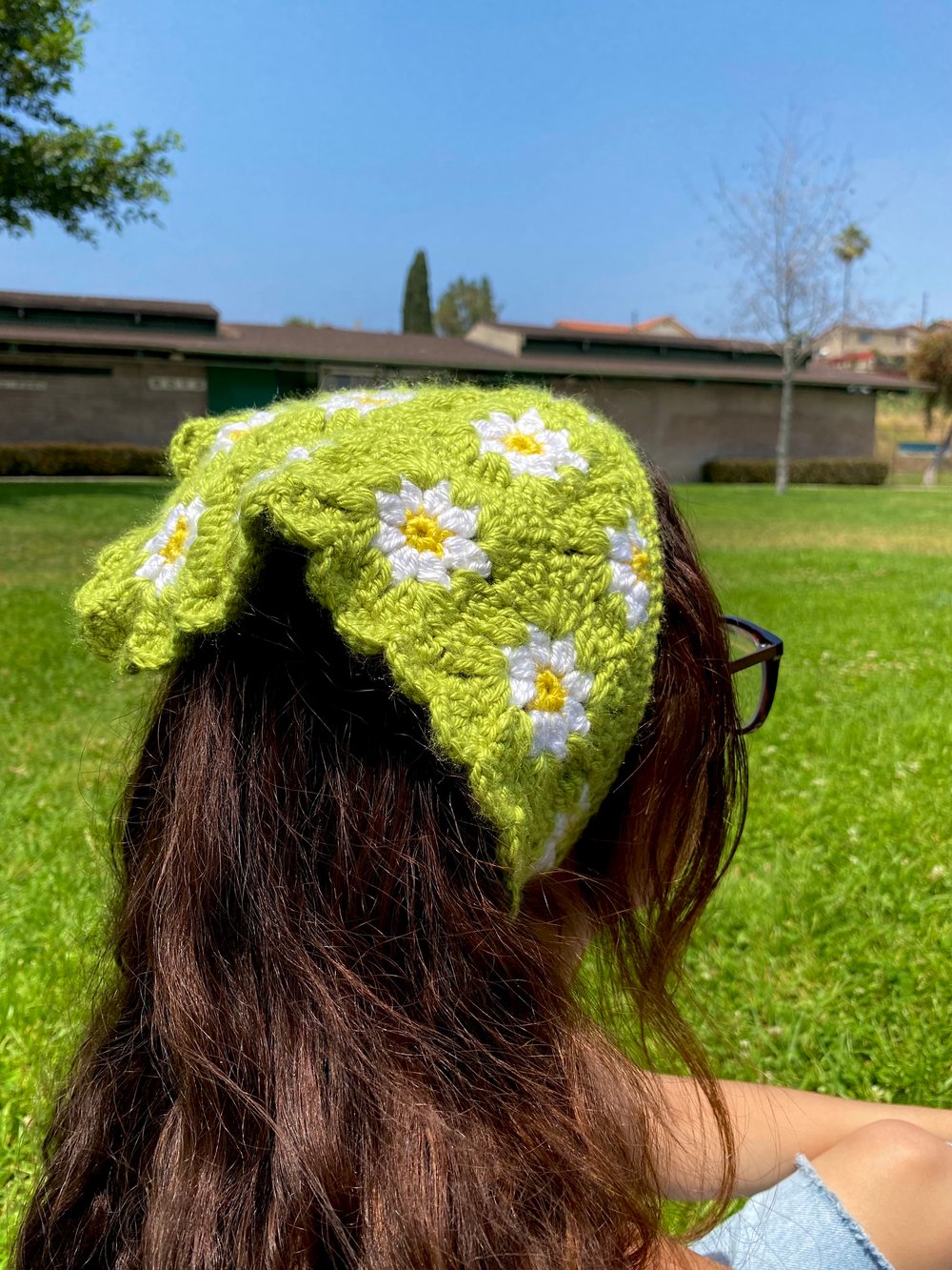 Image of Daisy Granny Square Bandana