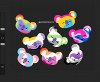 [STICKERS] Funky Koya (8 options)