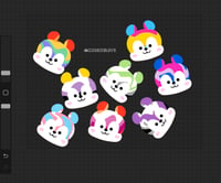 [STICKERS] Funky Mang (8 options)