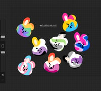 [STICKERS] Funky Cooky (8 options)