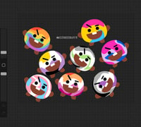 [STICKERS] Funky Shooky (8 options)