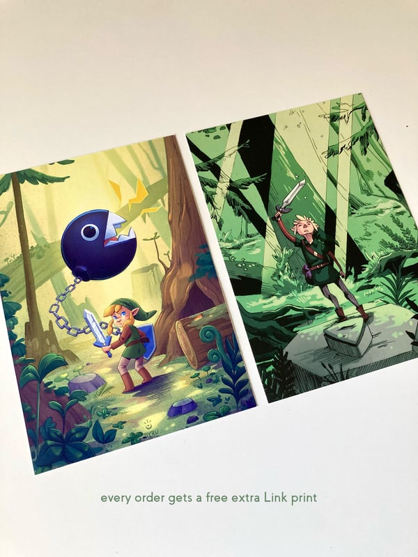 Image of Links Adventure Print