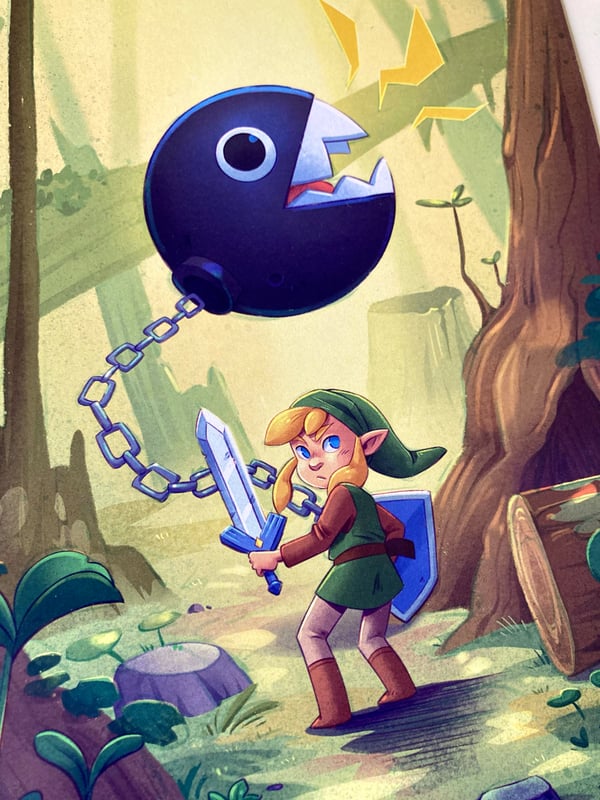 Image of Links Adventure Print