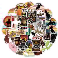 Image 1 of stickers western theme