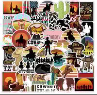 Image 2 of stickers western theme