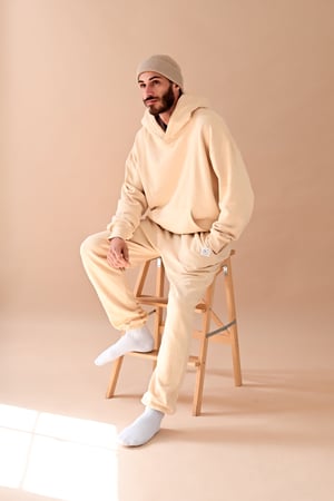 Image of Organic Hoodie - Soft Sand
