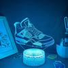 Sneakers 3D LED Neon Light with Lava Lamp Base