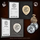 Image 1 of Hellboy/B.P.R.D.: Official B.P.R.D. Field Director and Field Agent Badge set w/2 BONUS patches!