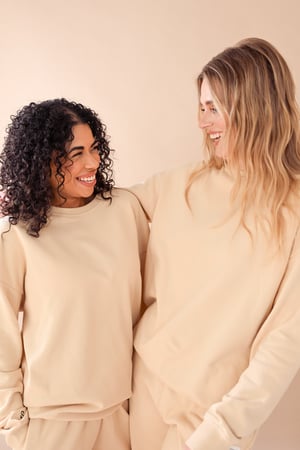 Image of Organic Sweatshirt - Soft Sand