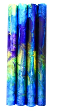 Image 2 of 'Galaxy Guardian’s', custom bespoke pen blanks, high pressure cured with Alumilite Resin.