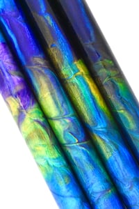 Image 1 of 'Galaxy Guardian’s', custom bespoke pen blanks, high pressure cured with Alumilite Resin.