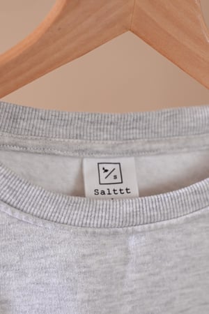 Image of Organic Sweatshirt - Salttt Grey