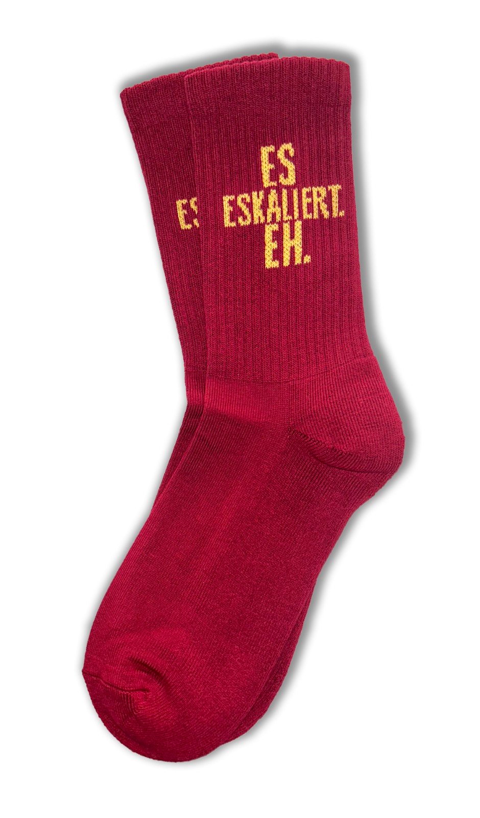 Image of Robinson's Bar "Es Eskaliert Eh" Socken (red)