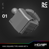 HDM+EX Kaku (Square Type) Hands Option Set A [EX-01]