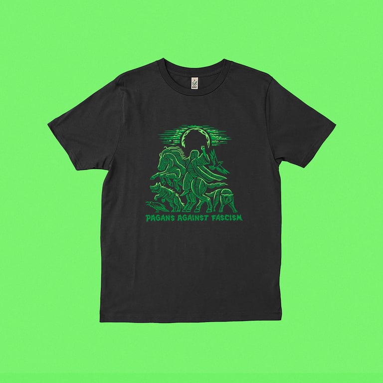 PAGANS AGAINST FASCISM - T-SHIRT Image 2