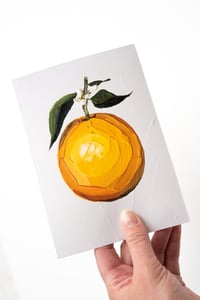 Image 2 of ORANGE ON LINEN WHITE - GICLÉE PRINT