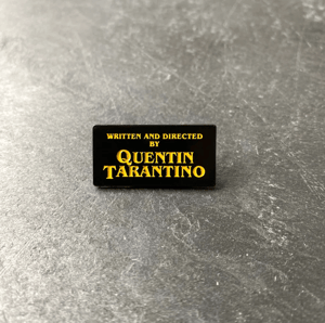 Directed by Quentin Tarantino pin badge and keyring discounted double-pack