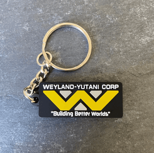 Weyland-Yutani pin badge and keyring discounted double-pack