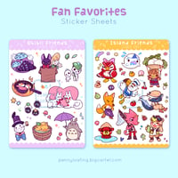 Fan Favorites Sticker Sheets