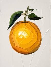 Image 4 of ORANGE ON LINEN WHITE - GICLÉE PRINT